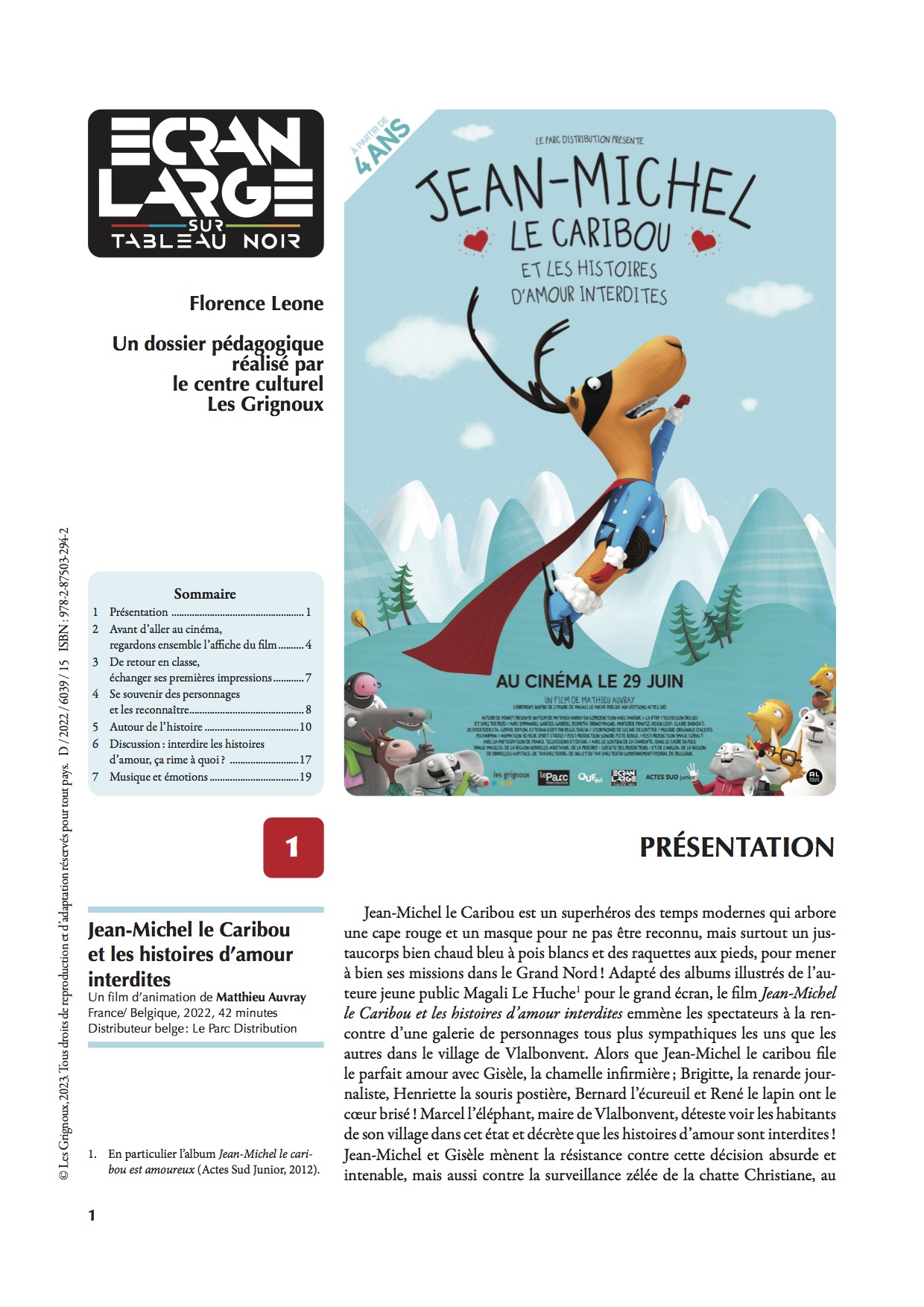 Poster Pédagogique - Carte du ciel - Le Petit Caribou