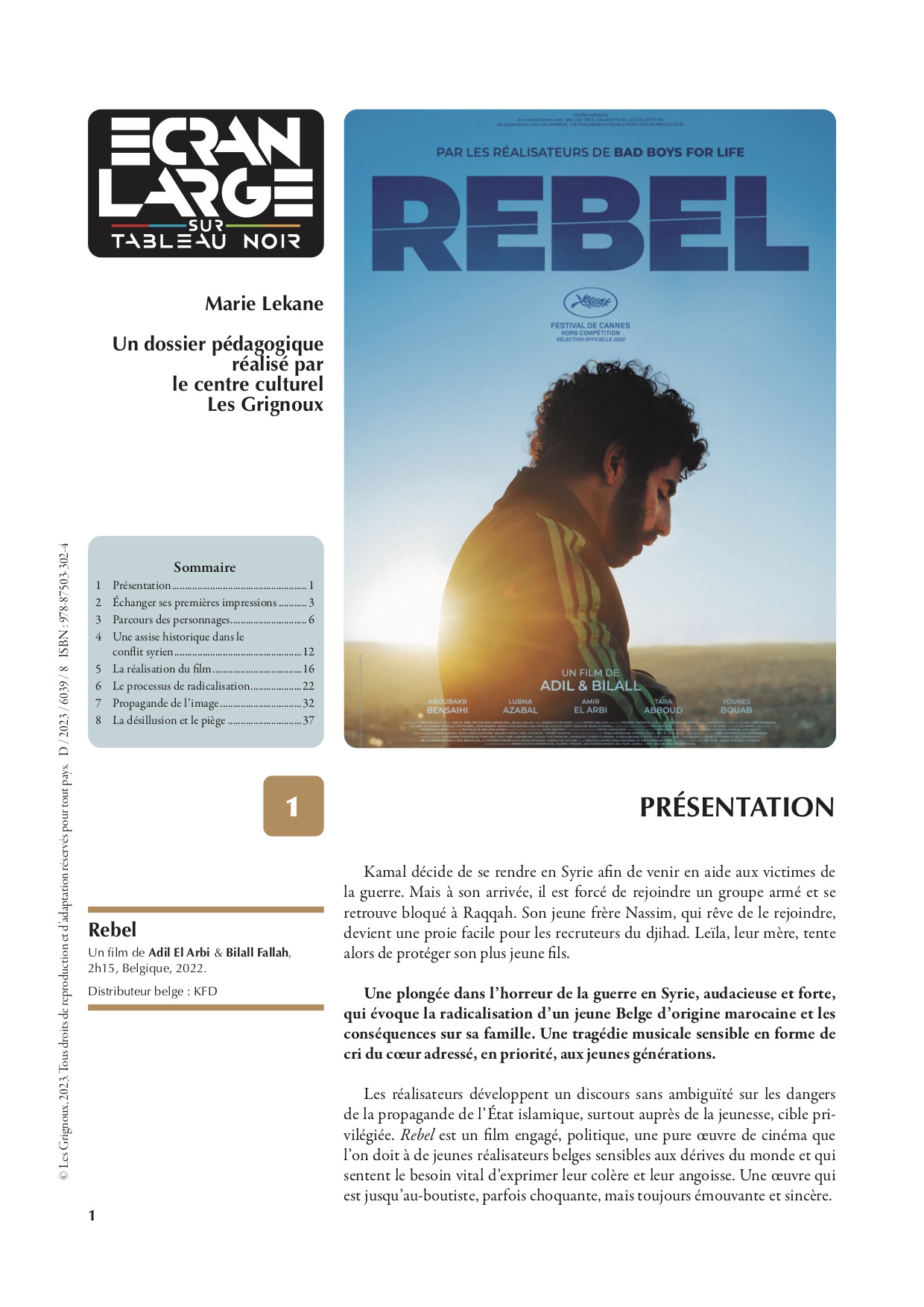 Les Grignoux Dossiers P dagogiques Rebel