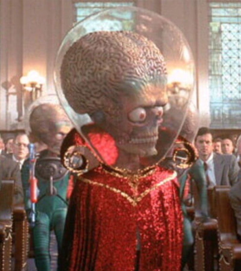 affiche du film Mars Attacks ! VF