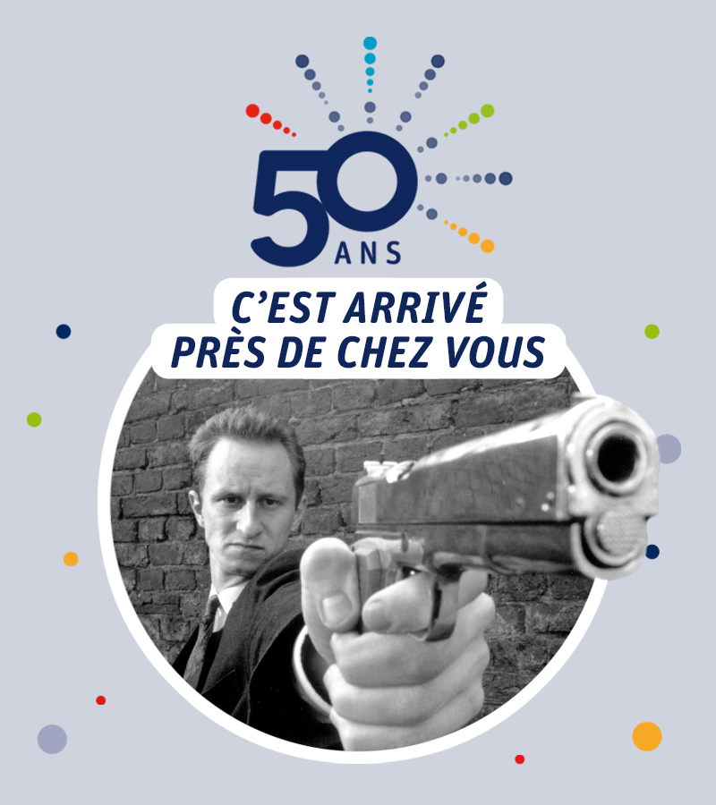 affiche du film C'est arrivé près de chez vous