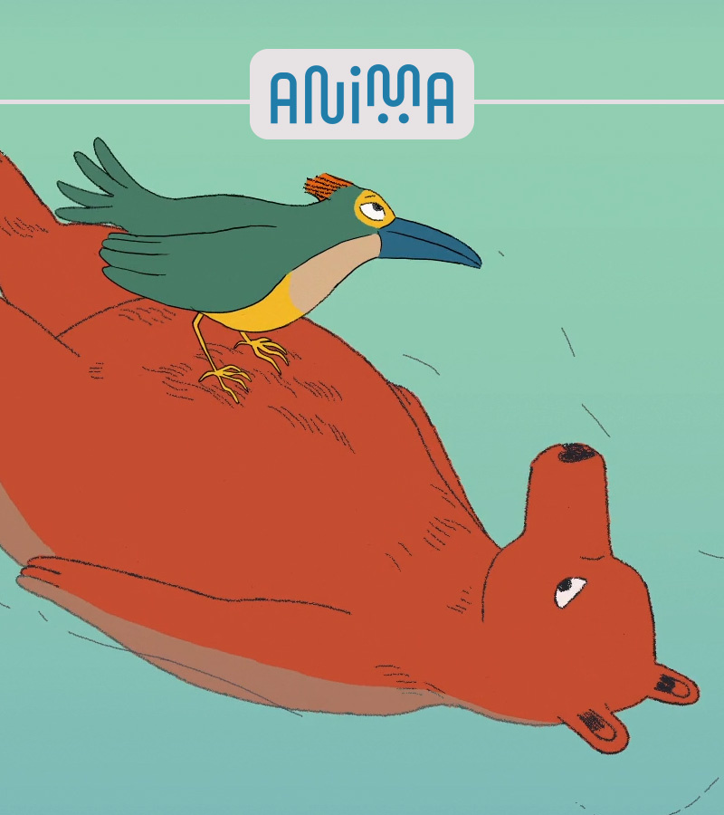 affiche du film L'Ourse et l'Oiseau