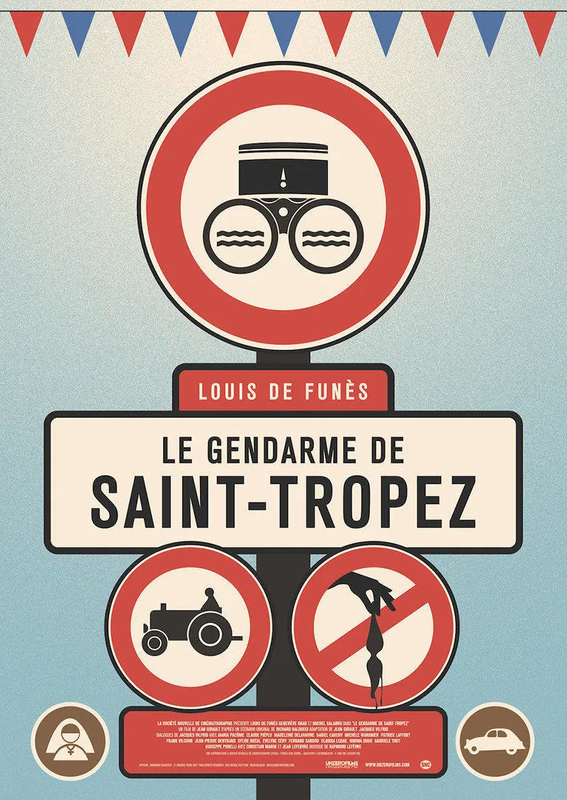 affiche du film Le gendarme de Saint-Tropez