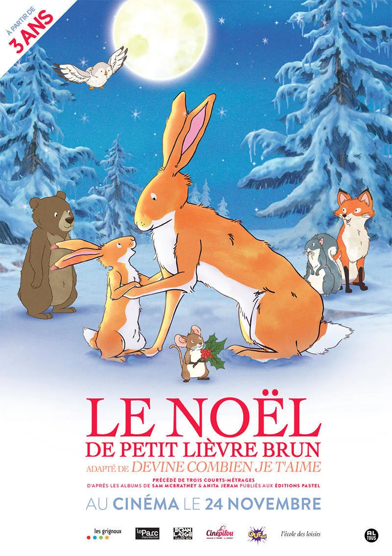 affiche du film Le Noël de Petit Lièvre brun