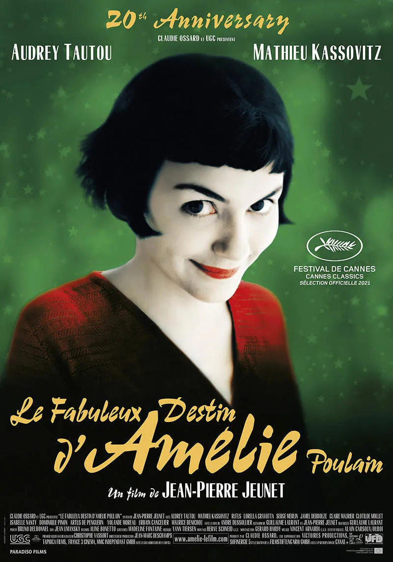affiche du film Le Fabuleux Destin d'Amélie Poulain