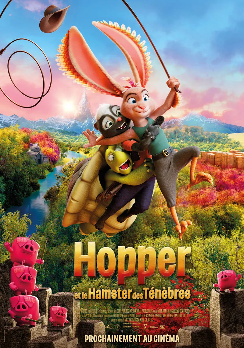 affiche du film Hopper et le Hamster des Ténèbres
