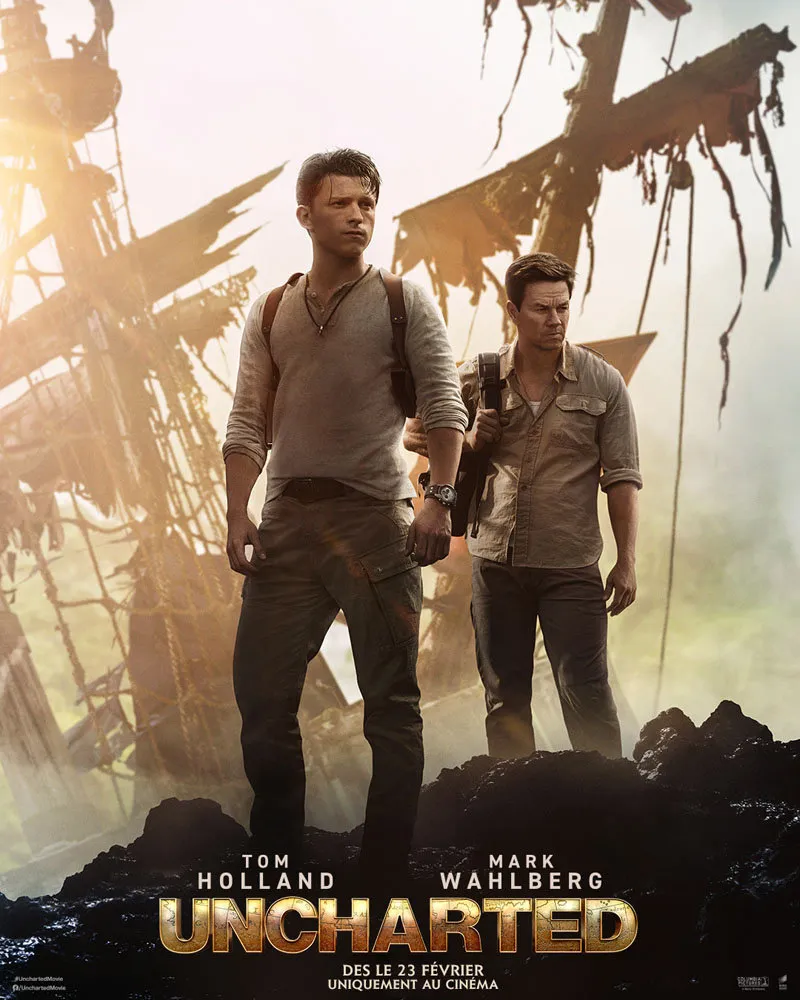 affiche du film Uncharted VO