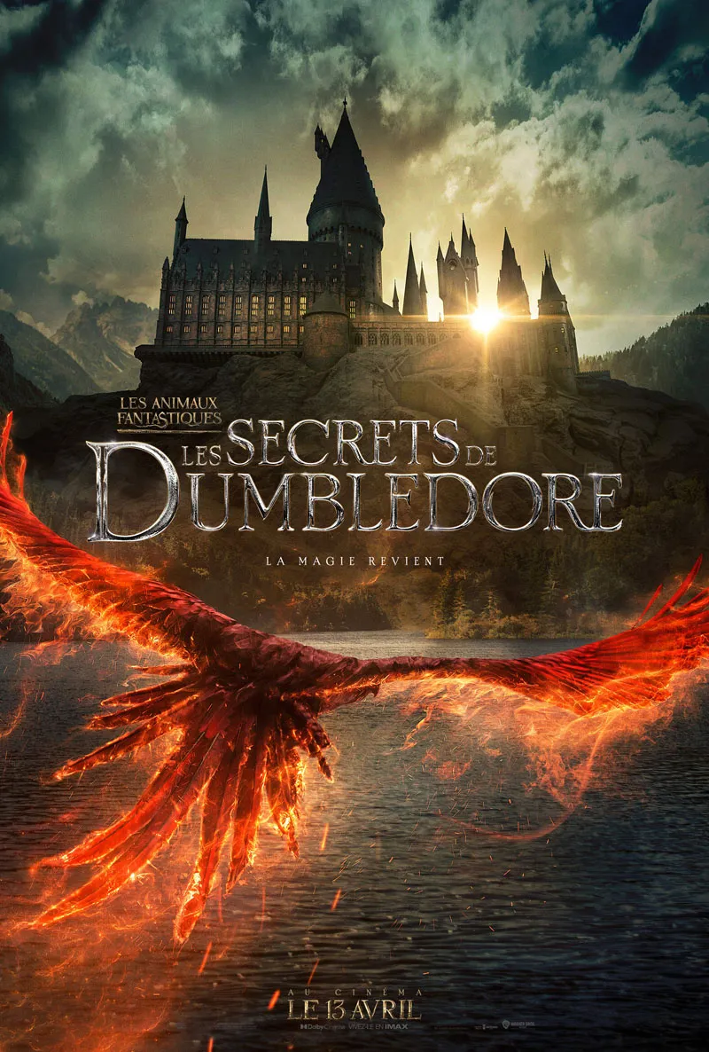 affiche du film Les Animaux fantastiques 3 : les secrets de Dumbledore VO