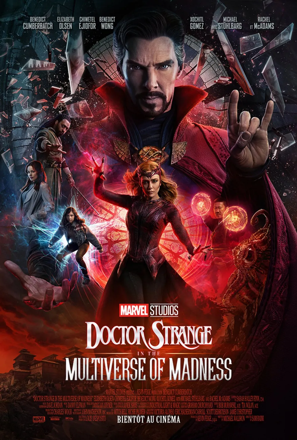 affiche du film Doctor Strange in the Multiverse of Madness VO