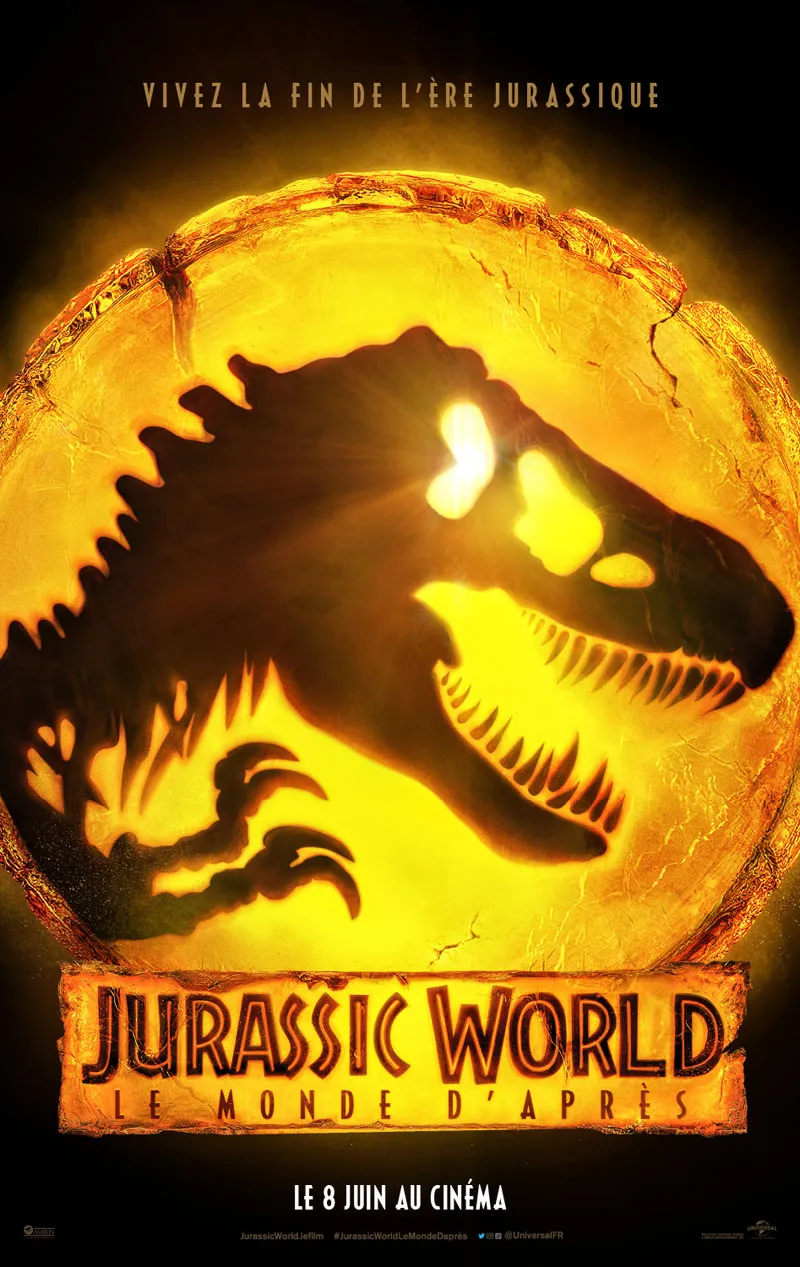 affiche du film Jurassic World : le monde d'après VO