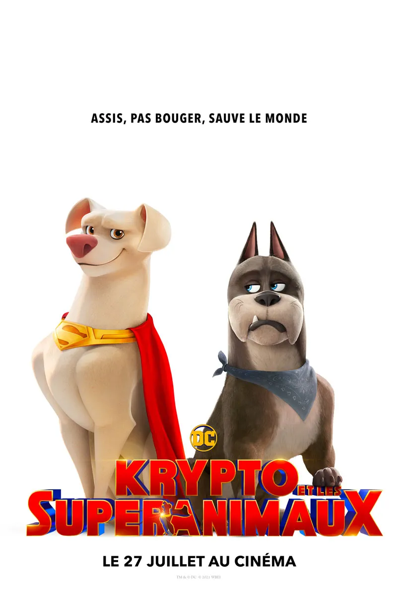 affiche du film Krypto et les super-animaux