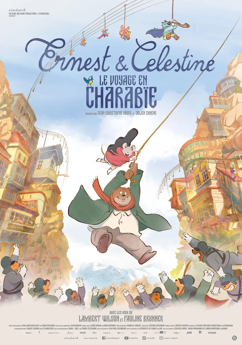 affiche du film Ernest & Célestine : le voyage en Charabie