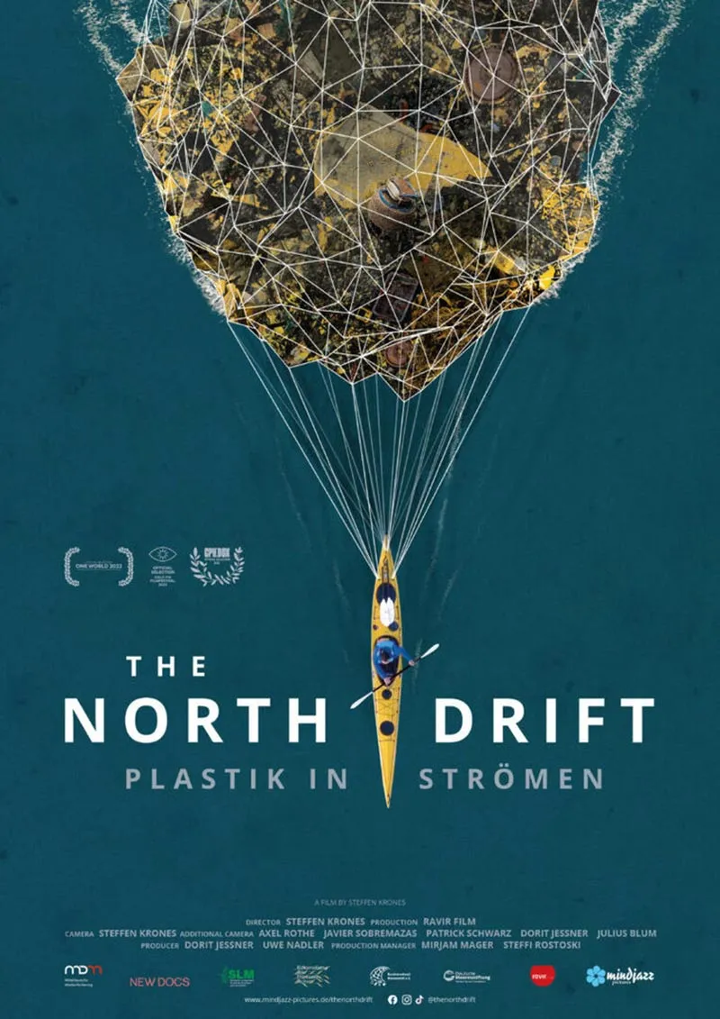 affiche du film Plastiques : à la dérive vers l'Arctique