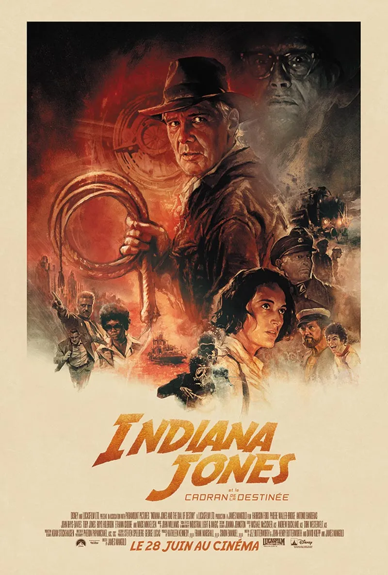affiche du film Indiana Jones et le Cadran de la Destinee