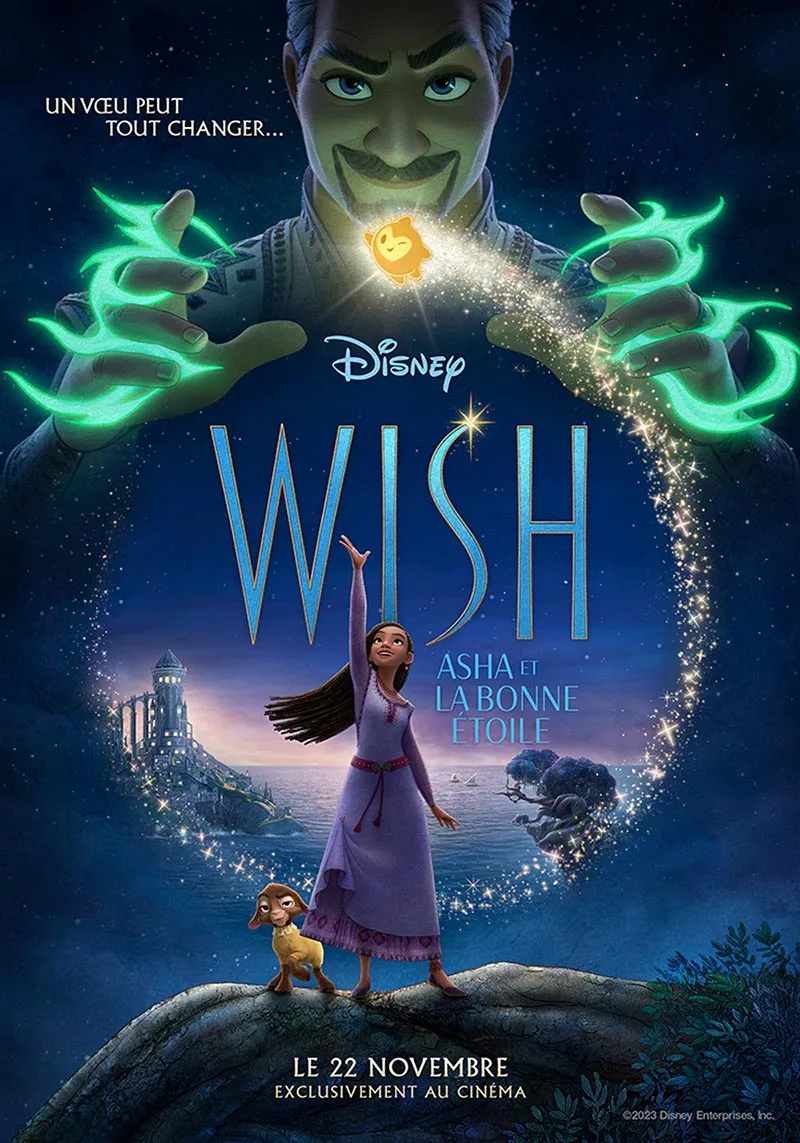 affiche du film Wish, Asha et la bonne étoile