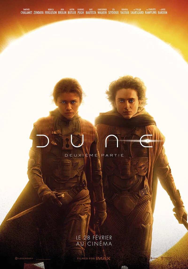 affiche du film Dune - Deuxième partie