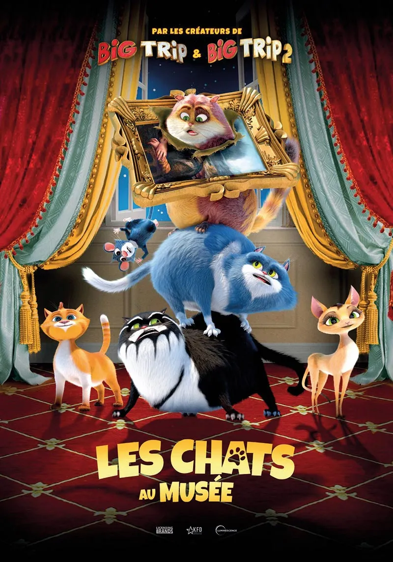 affiche du film Les Chats au Musée