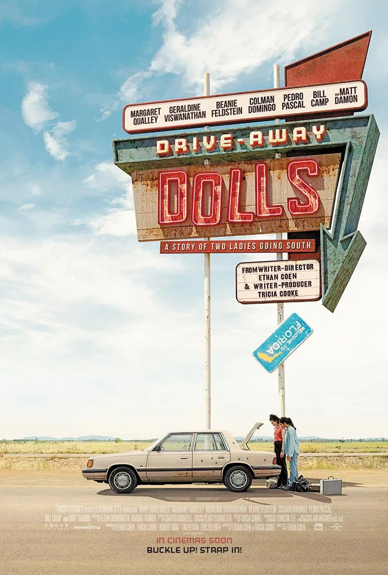 affiche du film Drive-Away Dolls