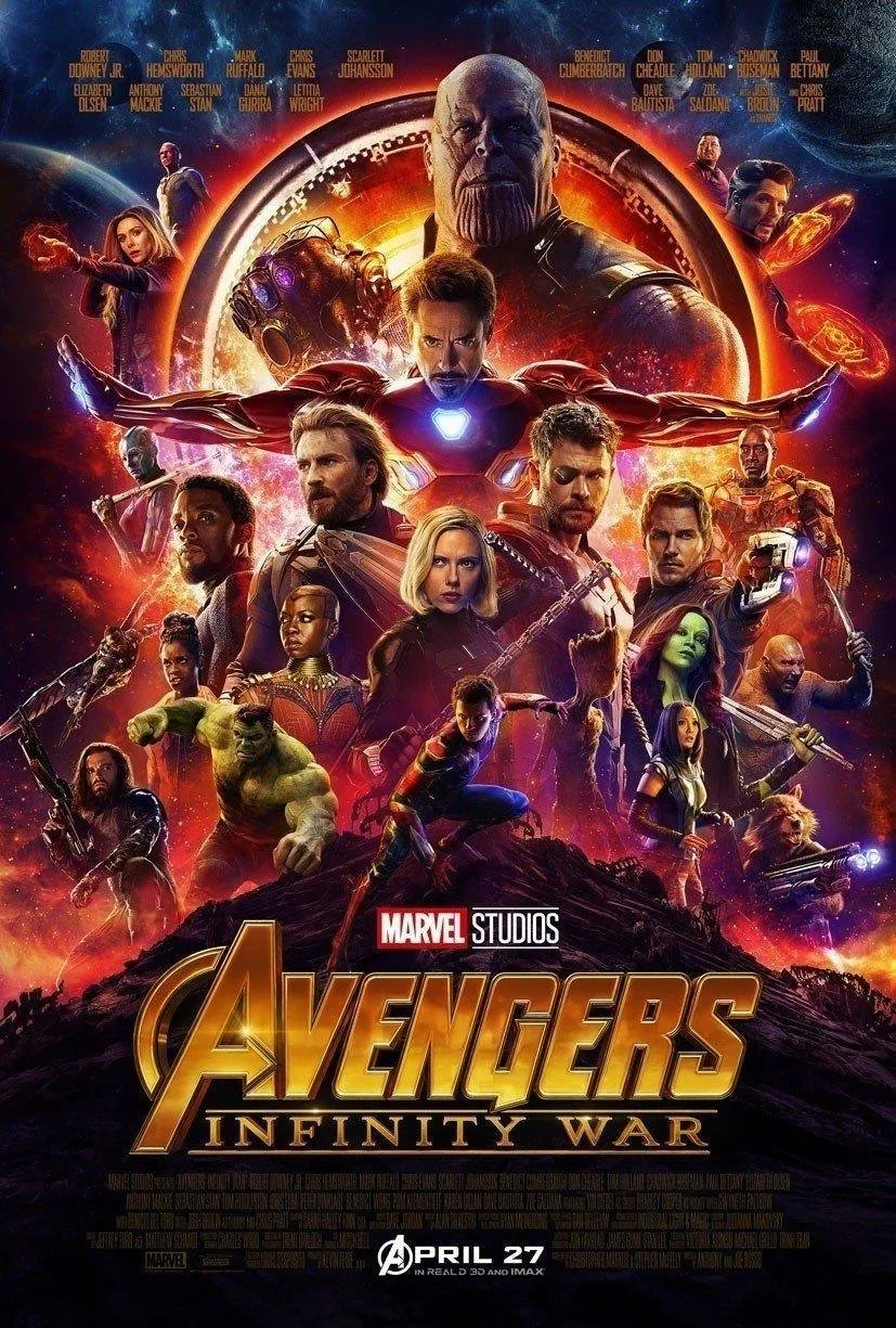 affiche du film Avengers : Infinity Wars