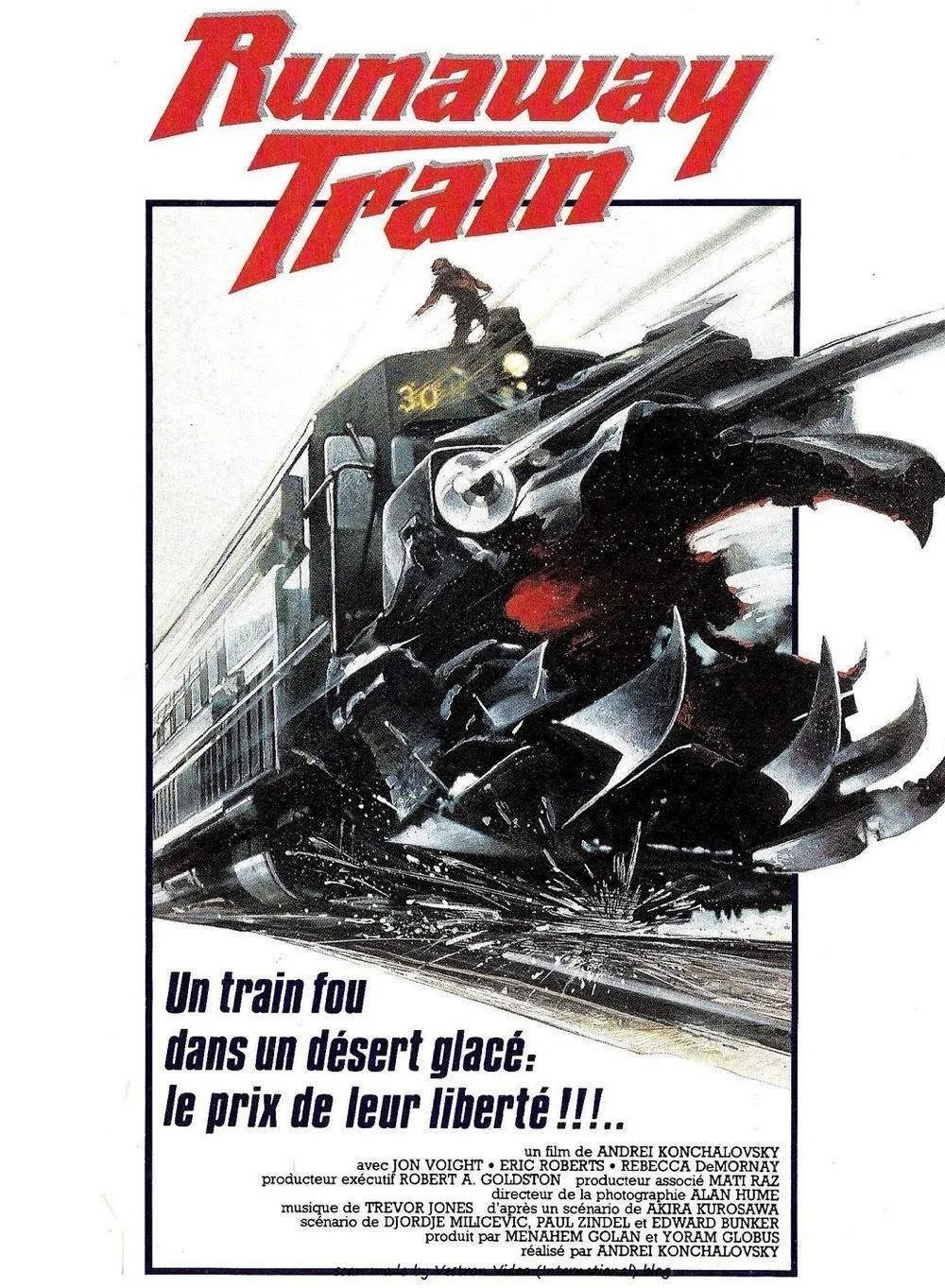 affiche du film Runaway Train • Ciné plein air