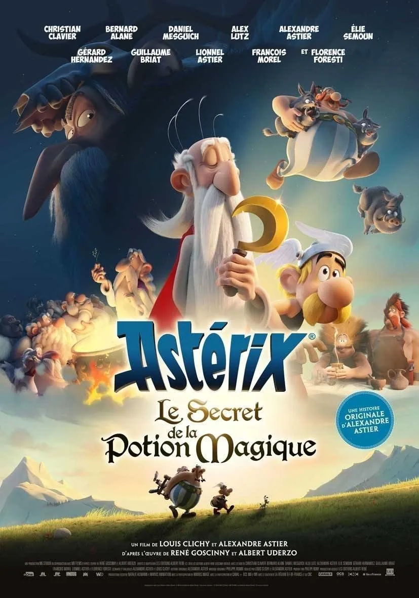 affiche du film Astérix : le secret de la potion magique