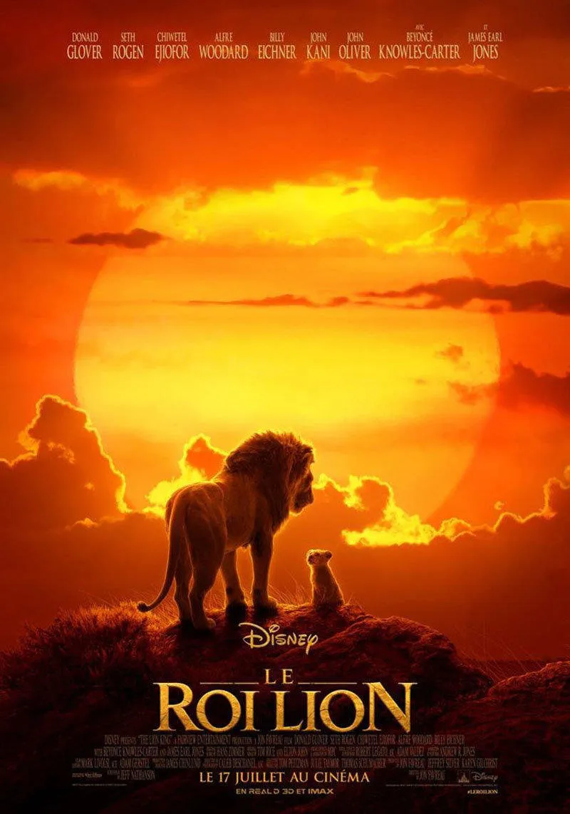 affiche du film Le roi lion VF