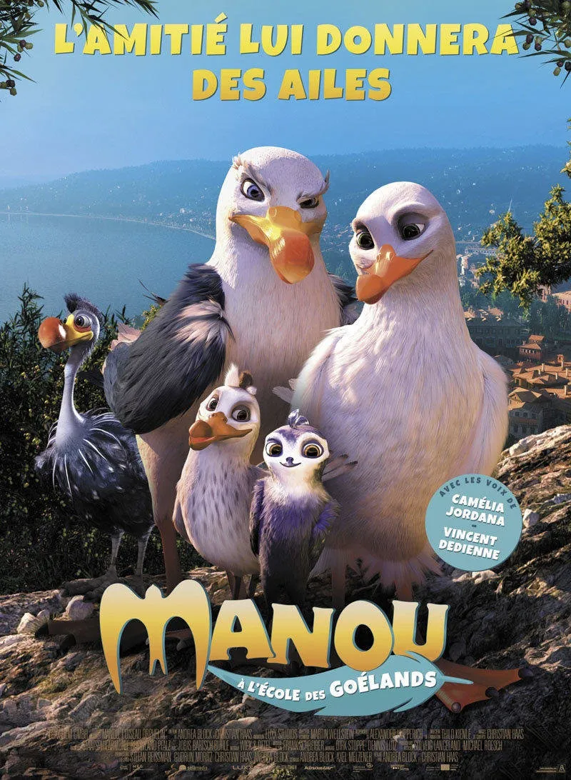 affiche du film Manou à l'école des goélands