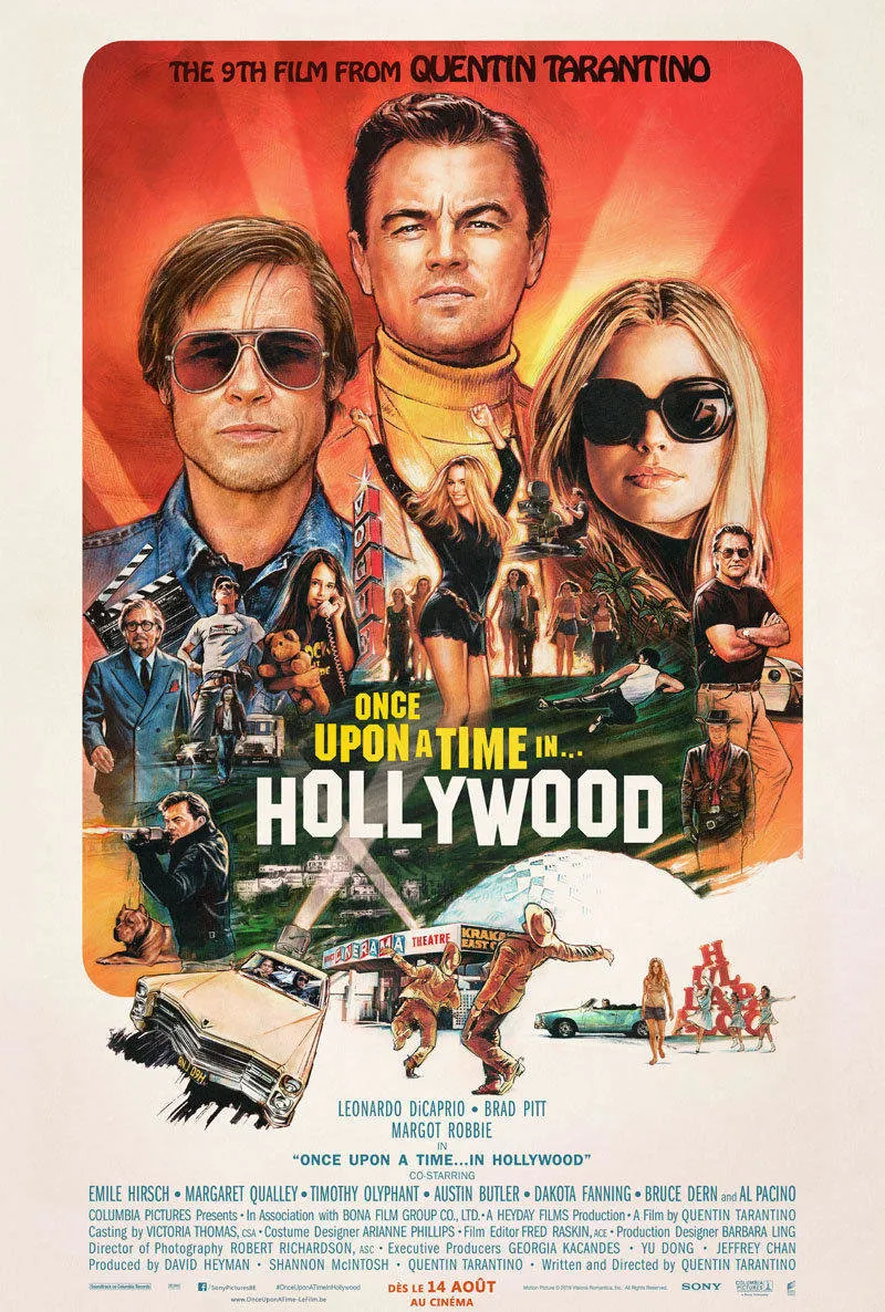 affiche du film Once upon a time… in Hollywood