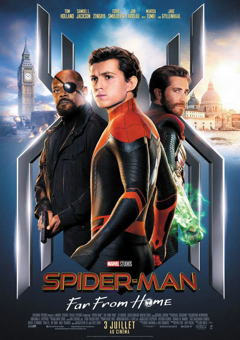 affiche du film Spiderman : far from home